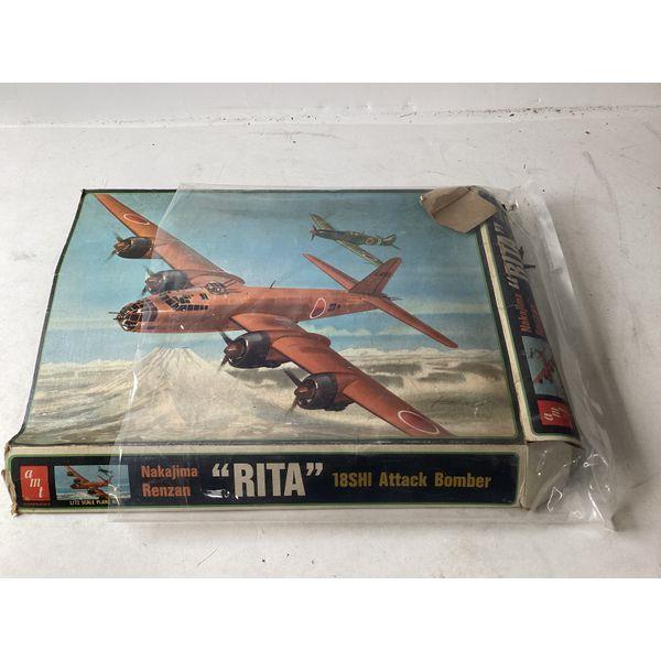 AMT, Nakajima RITA-IISHI Attack Bomber - 1/116 Scale Plane Kit