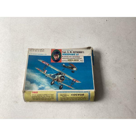 Revell Nieuport 17, Aero-Skin Fabric, 1/72 Scale, Display Stand