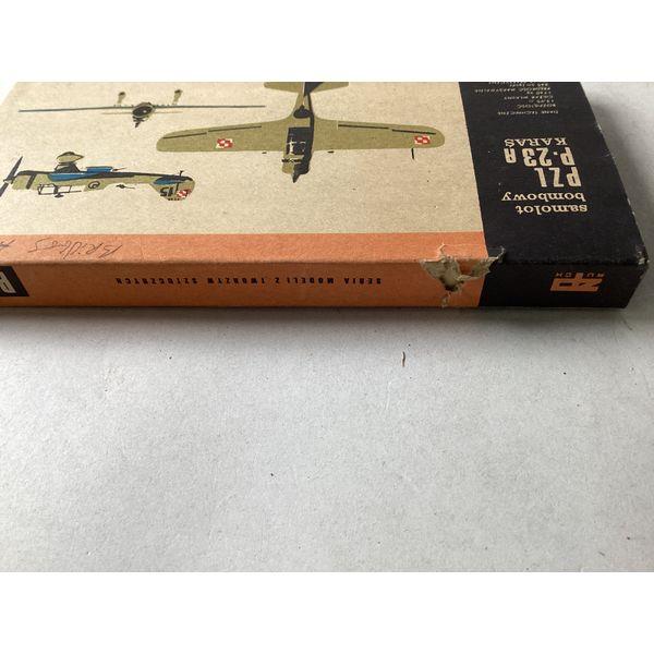 RUCH PZL P-23A Karas - Vintage Model Kit, Bomber Aircraft, Collector's Item