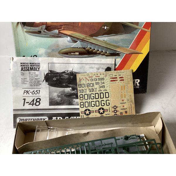 Matchbox AD-5 Skyraider, PK-651, 1-48 Scale, Model Kit