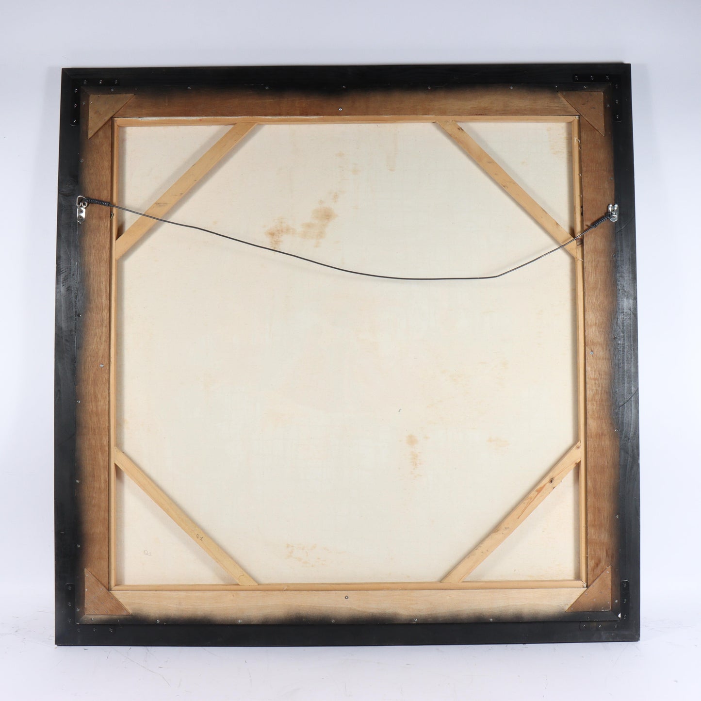 La Ba Quan, Vietnamese (b.1975), abstract, 2007, oil on canvas, 39 1/4"H x 39 1/4"W(stretcher), 46"H x 46"W(frame)