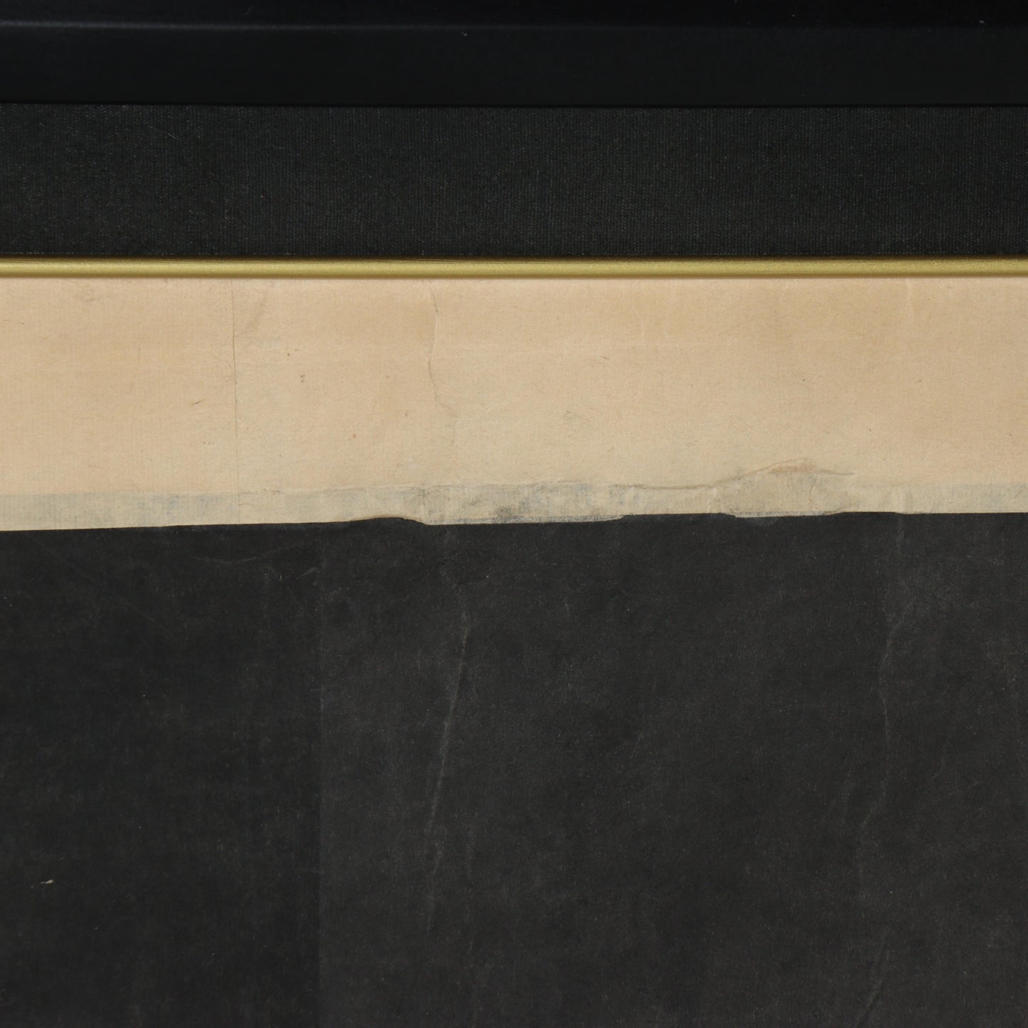 Tran Cong Dung, Vietnamese (b.1969), One Night Stand, 2005, GIANT large scale woodcut, rice paper on linen, 58 1/4"H x 57 1/4"W(stretcher)