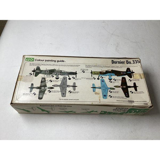 FROG Dornier Do.335 - Model Kit, 1/72 Scale, Vintage - Includes Victory Stand