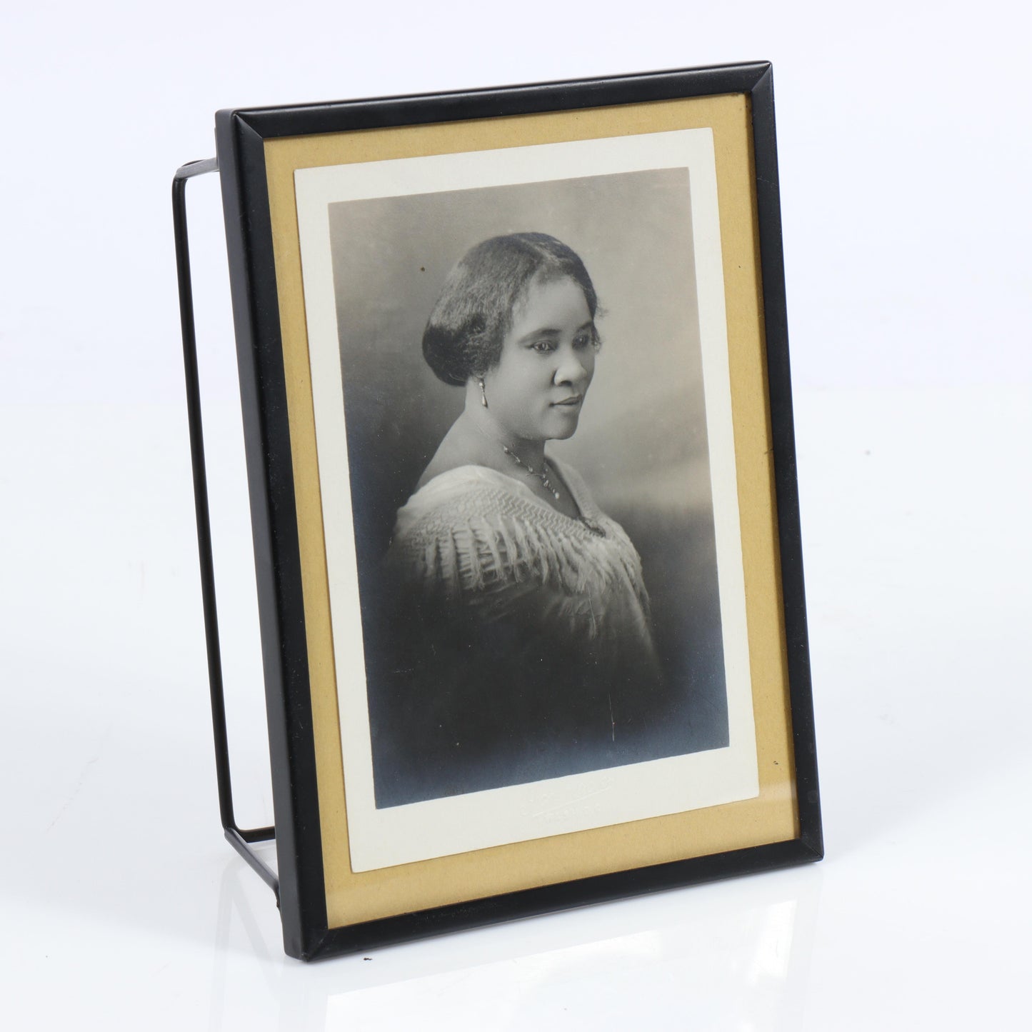 Original Madam CJ Walker "Silver Print" portrait photograph. 6"H x 4"W - photo