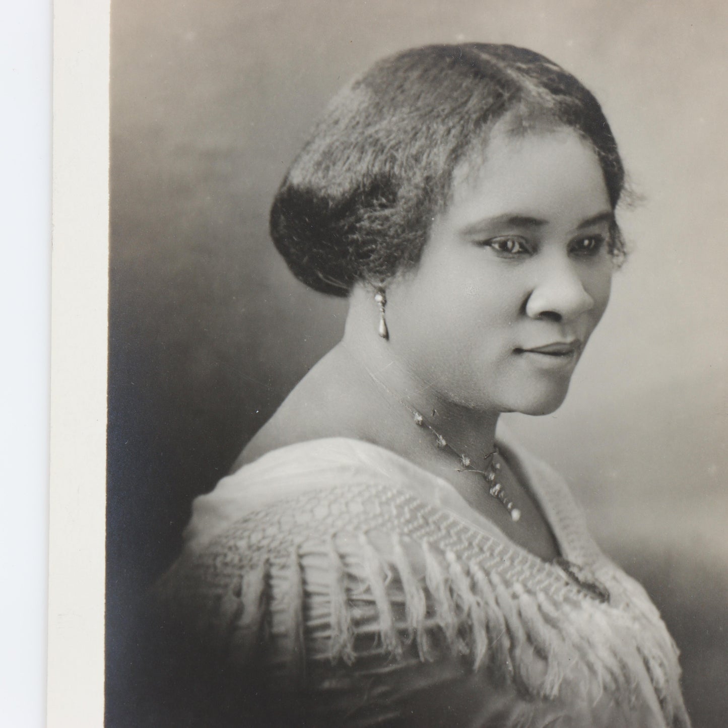 Original Madam CJ Walker "Silver Print" portrait photograph. 6"H x 4"W - photo