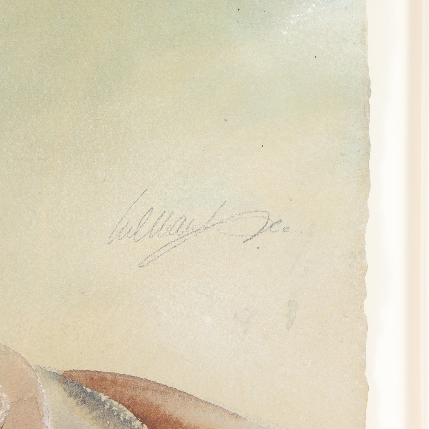 William Matthews, American (b. 1949), No Slack, watercolor on paper, 19"H x 19"W(paper), 29 3/4"H x 29 3/4"W(frame)