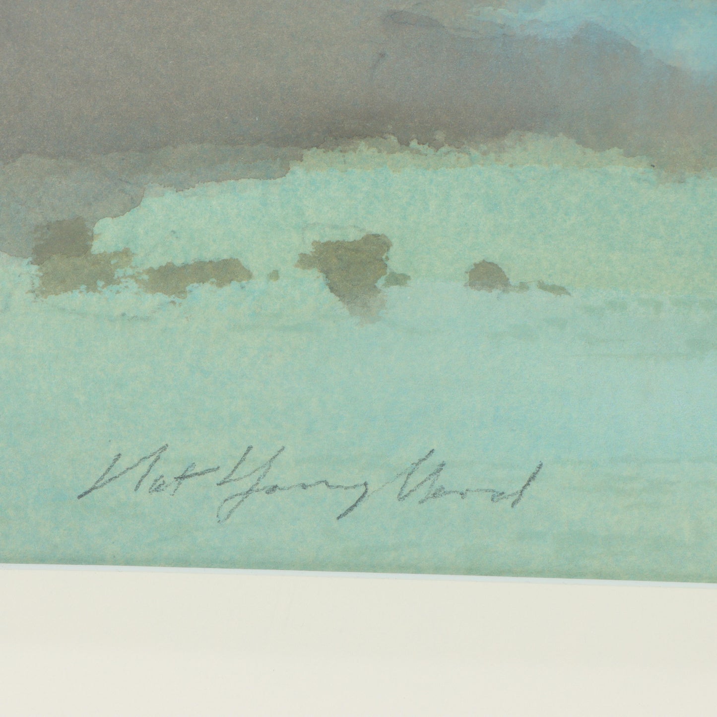 Nat Youngblood, Pennsylvania, Indiana (1916 - 2009), Rain Dance, watercolor on paper, 21 1/2"H x 29 1/4"W(sight), 32 1/2"H x 40 1/2"W(frame)