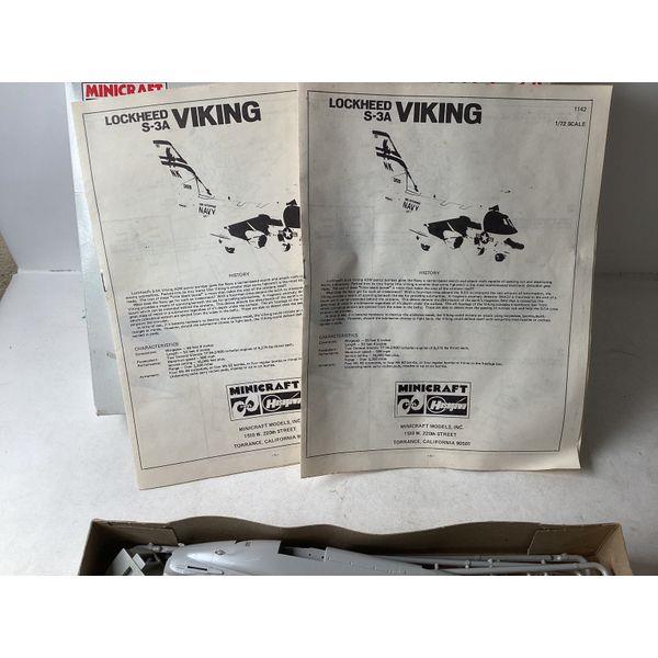 Minicraft Lockheed S-3A Viking - 1/72 Scale Model Kit, Aircraft