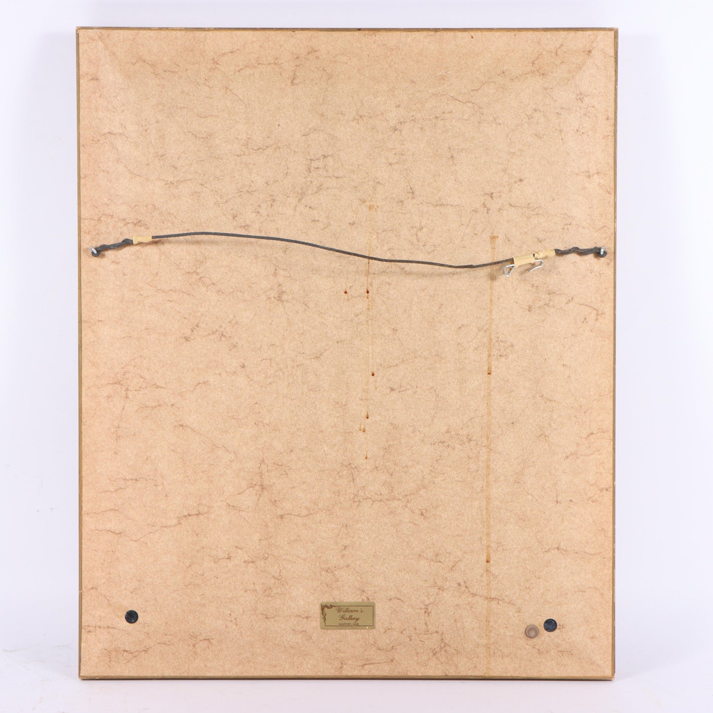 Emmitt Thames, American (b. 1933), Two Grazing, watercolor on paper, 14 3/4"H x 10 1/2"W(sight), 23 1/4"H x 19 1/4"W(frame)