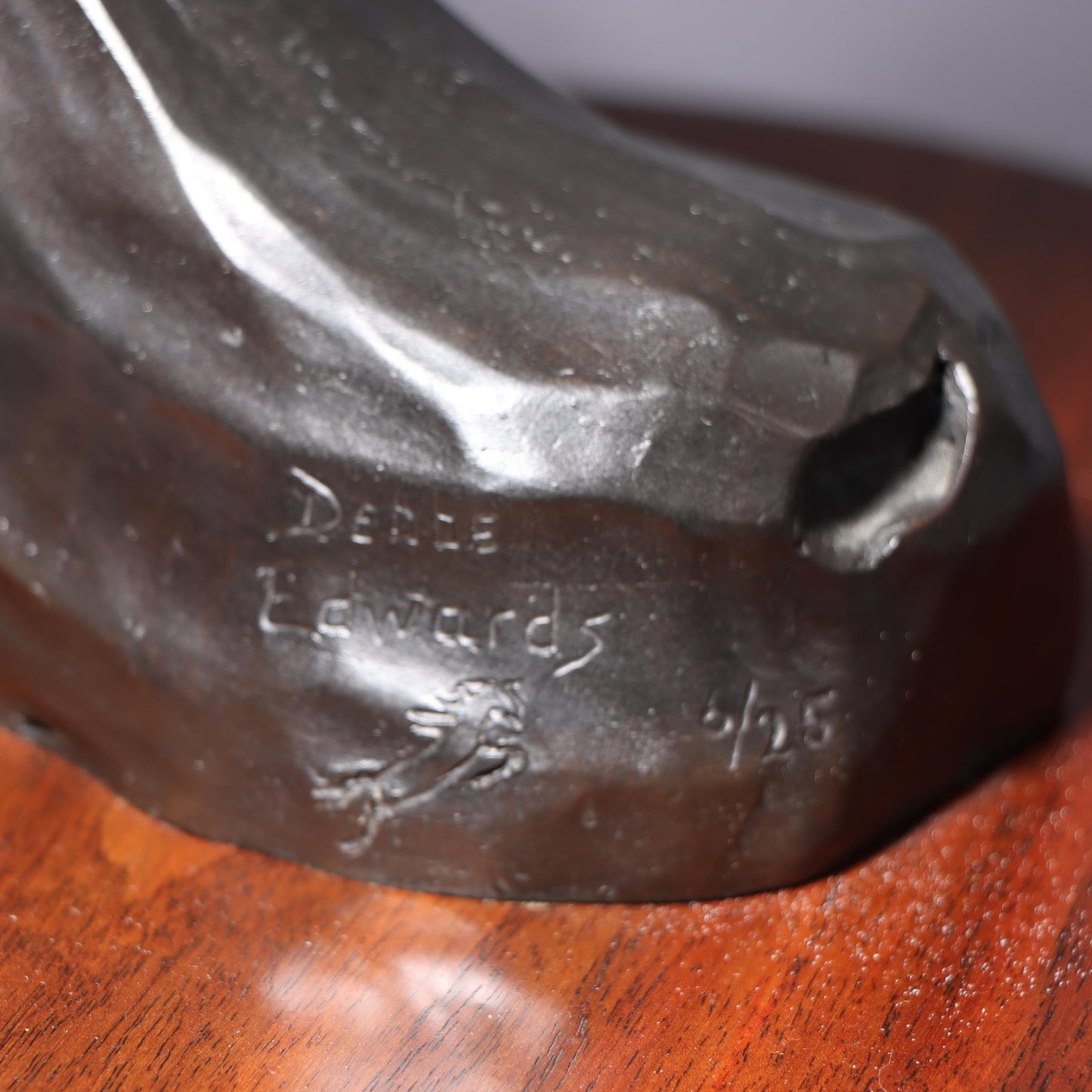 Debbe Edwards, Native American (20th/21st century), Untamed Fury, patinated bronze, 198"H x 12"W