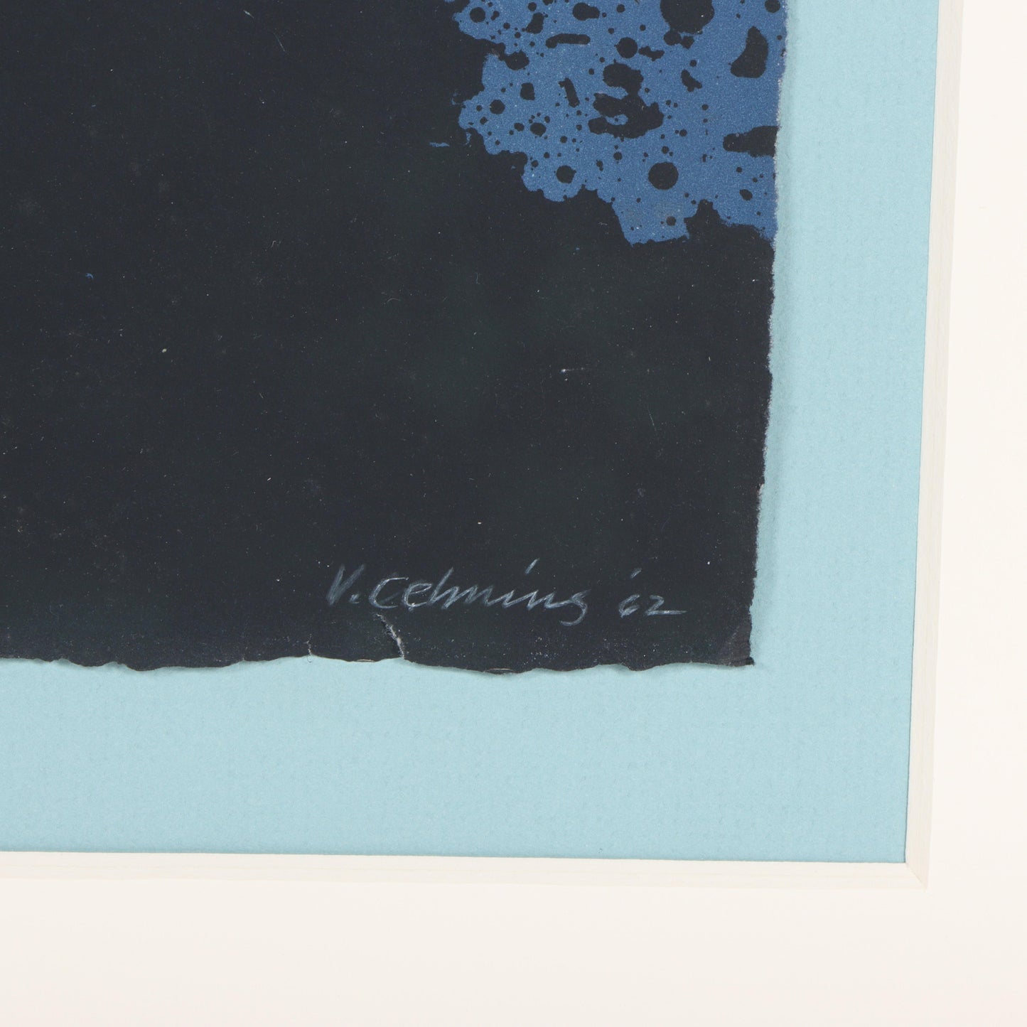 Vija Celmins, Latvian American (b. 1939), The Sun, 1962, lithograph, 19"H x 15"W(paper), 31 1/2"H x 27 1/4"W(frame)