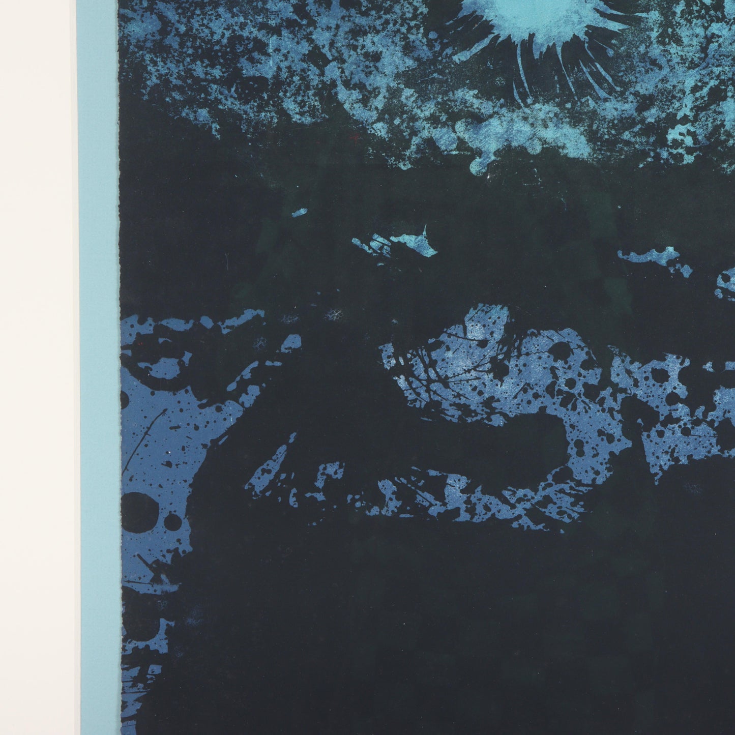 Vija Celmins, Latvian American (b. 1939), The Sun, 1962, lithograph, 19"H x 15"W(paper), 31 1/2"H x 27 1/4"W(frame)