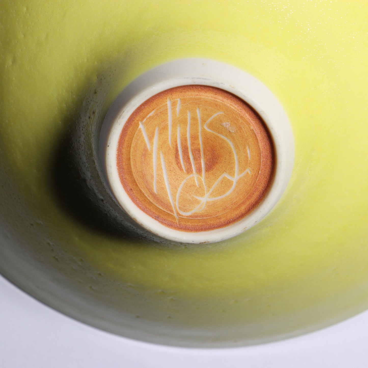 Peter Wills, British (b.1955), Pair of Modernist studio pottery footed thin wall porcelain bowls, studio ceramic, 3 1/2"H x 5 3/4"Diam. (larger)