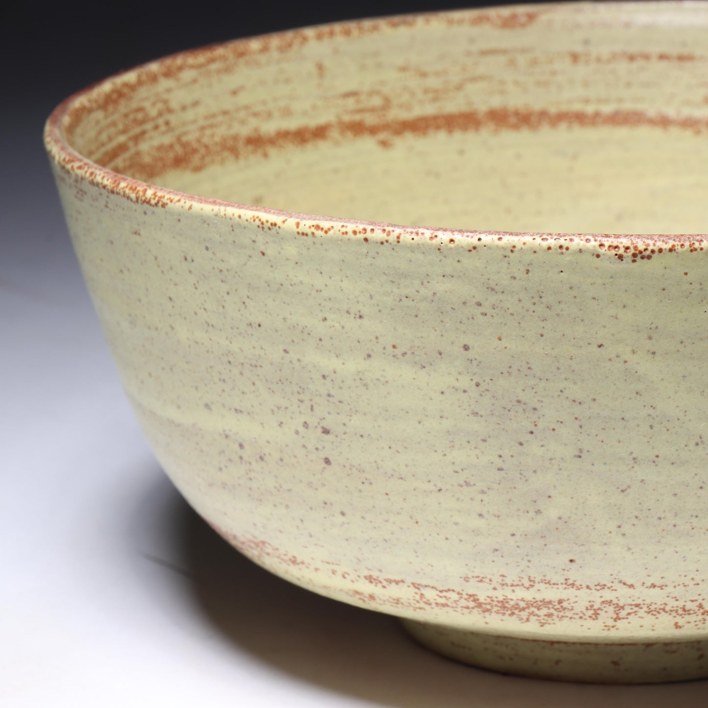 Laura Andreson, California (1902 - 1999), American studio pottery bowl, 1949, matte earthtone glaze ceramic, 3"H x 6 1/4"Diam.
