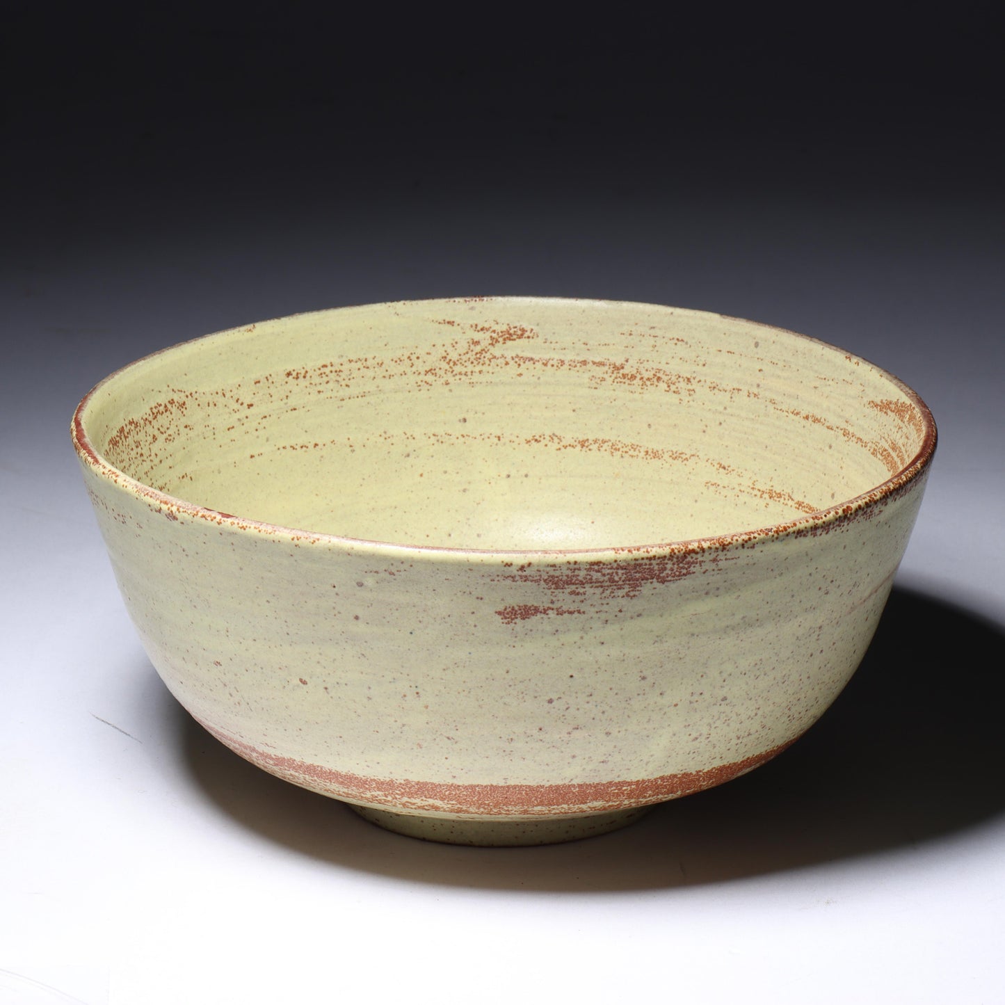 Laura Andreson, California (1902 - 1999), American studio pottery bowl, 1949, matte earthtone glaze ceramic, 3"H x 6 1/4"Diam.