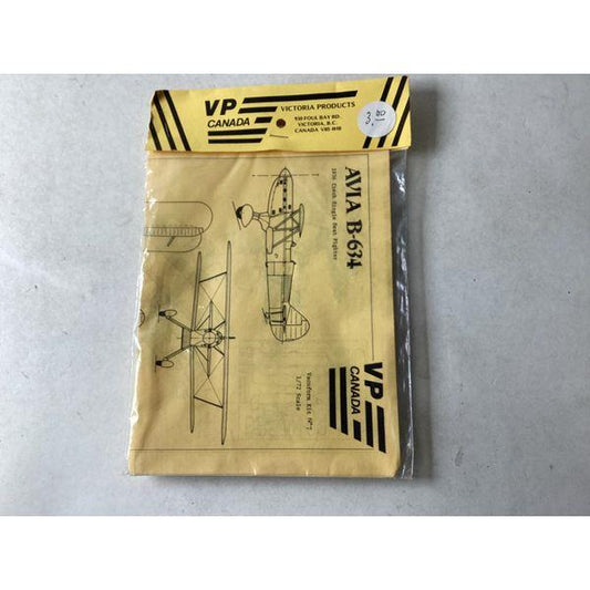 VP Canada Avia B-534 - 1/72 Scale Model Kit - Single Seat Fighter