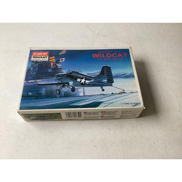 Academy Minicraft Grumman F4F-4 Wildcat - 1/72nd Scale, US Navy Fighter