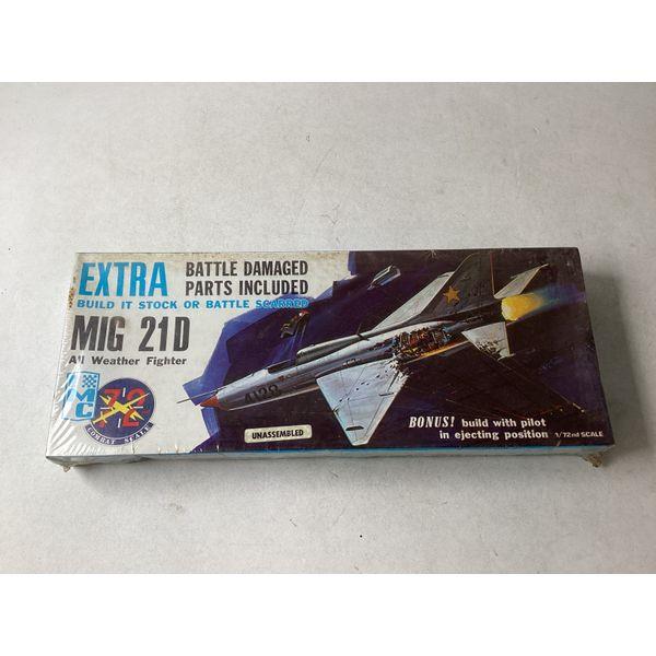 Hawk MiG-21D All Weather Fighter - Battle Damaged Parts, 1/72 Scale, Build Stock or Scarred