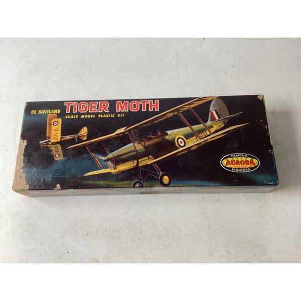 Aurora De Havilland Tiger Moth - Scale Model Plastic Kit