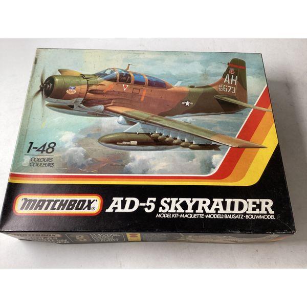 Matchbox AD-5 Skyraider, PK-651, 1-48 Scale, Model Kit