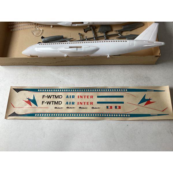 VEB Plasticart Mercure Flugzeug-Modellbaukasten, Airplane Model Kit, Vintage