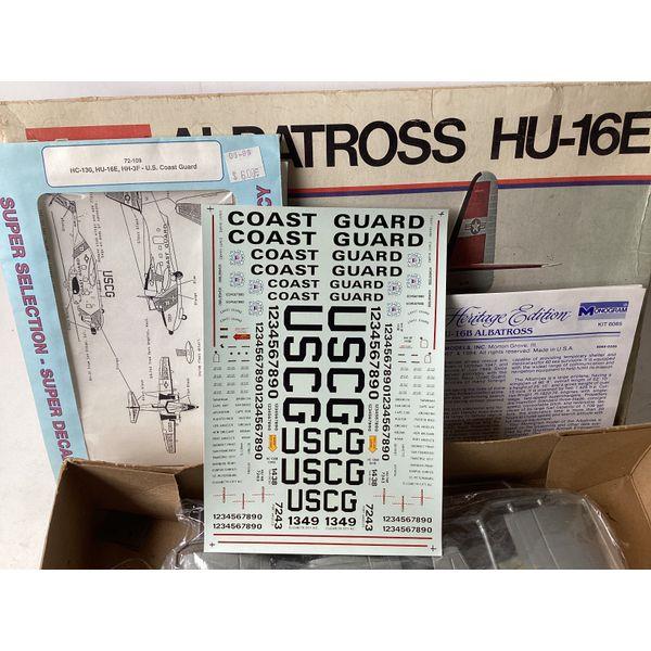 Monogram Albatross HU-16E - 1/72 Scale Model Kit, Coast Guard, Air/Sea Rescue
