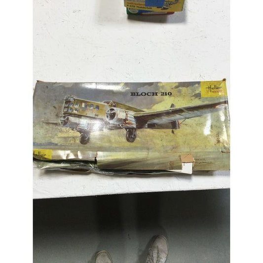 Heller Bloch 210 - Vintage Model Kit, Unassembled, Airplane Collector's Item