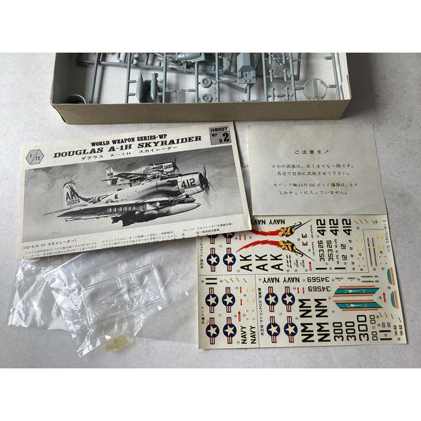 Hobby Douglas A-1H Skyraider - 1/72 Scale, World Weapon Series-WP 2, Model Kit