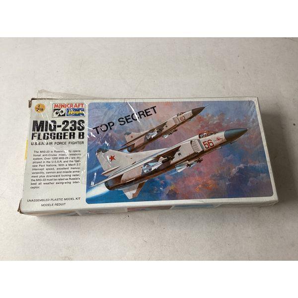 Minicraft Designs MiG-23S Flogger B - 1/72 Scale Model Kit, Unassembled