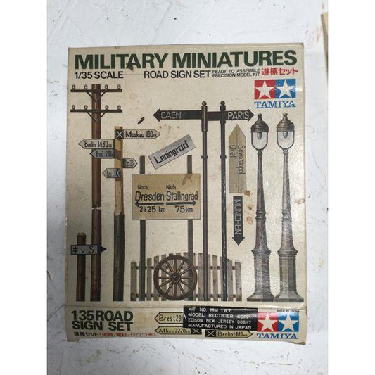 Tamiya Military Miniatures 1/35 Road Sign Set - Precision Model Kit