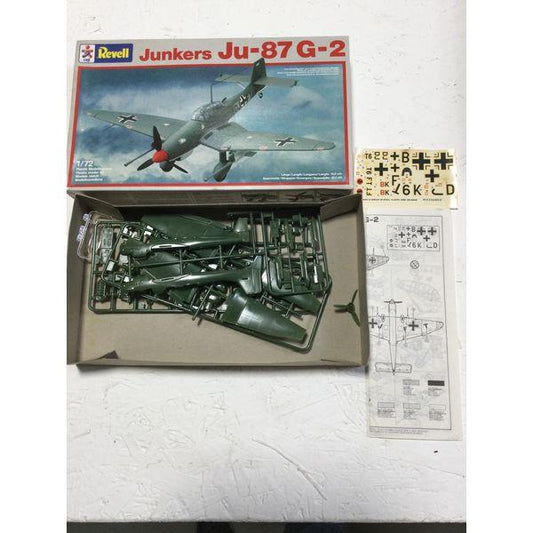 Revell Junkers Ju-87 G-2 - 1/72 Scale Model Kit - Unassembled, Plastic Parts