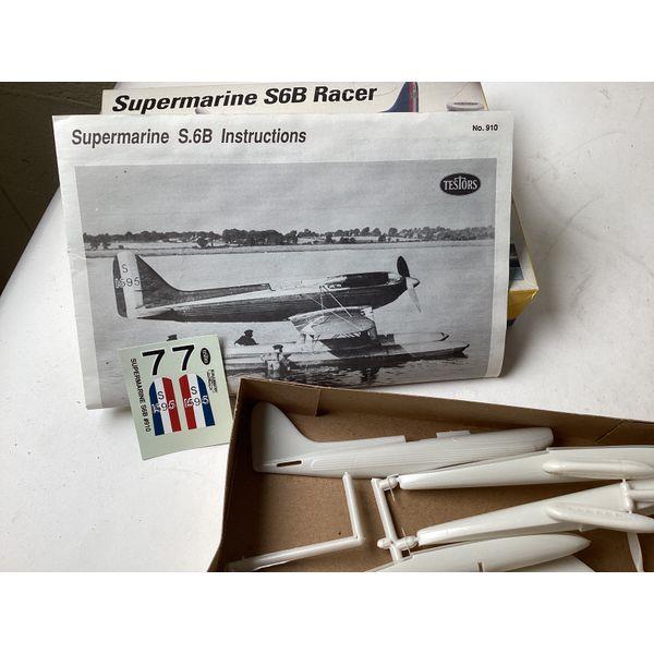 Supermarine S6B Racer - 1/48 Scale, Unassembled Kit