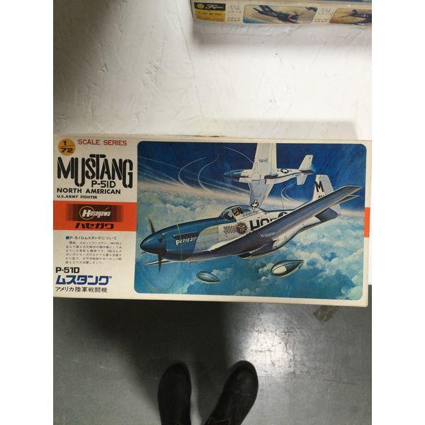 Hasegawa North American P-51D Mustang - 1/72 Scale, Model Kit
