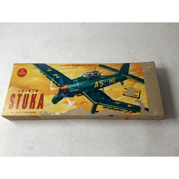 Lindberg Line JU-87B Stuka - 1/64 Scale, Vintage Model Kit, Made in U.S.A