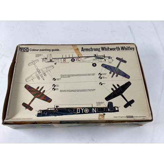 Frog Armstrong Whitworth Whitley Long Range Bomber 1/72 Scale Model Kit, Vintage