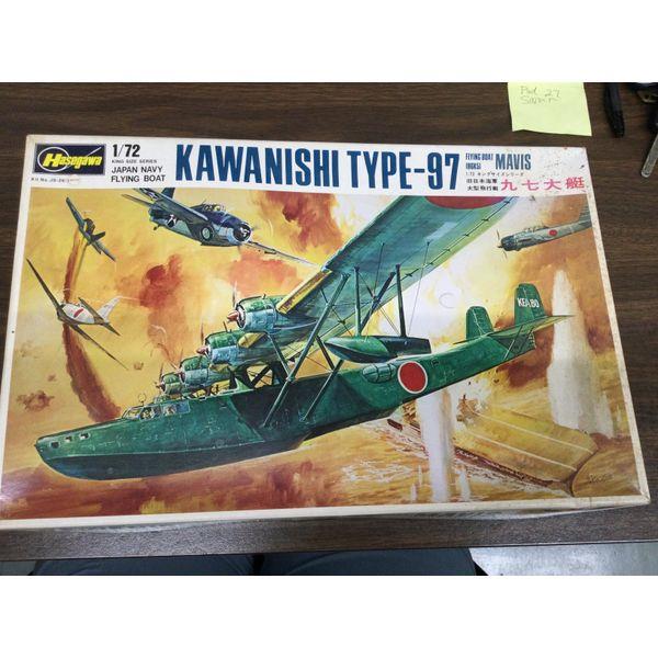 Hasegawa Kawanishi Type-97 Mavis Flying Boat - 1/72 Scale, Japan Navy, Model Kit