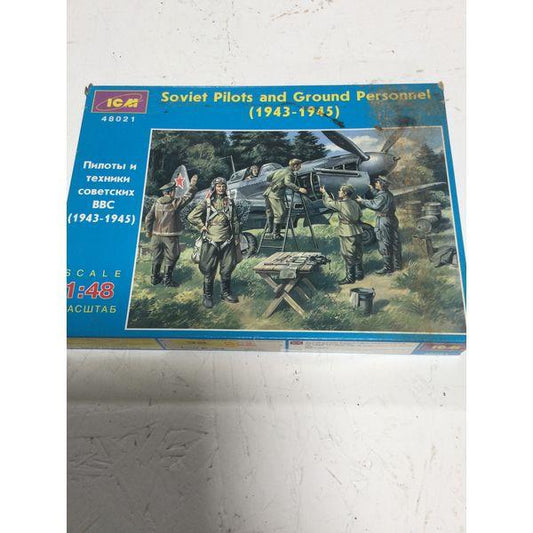 ICM Soviet Pilots and Ground Personnel (1943-1945), 1:48 Scale Model Kit