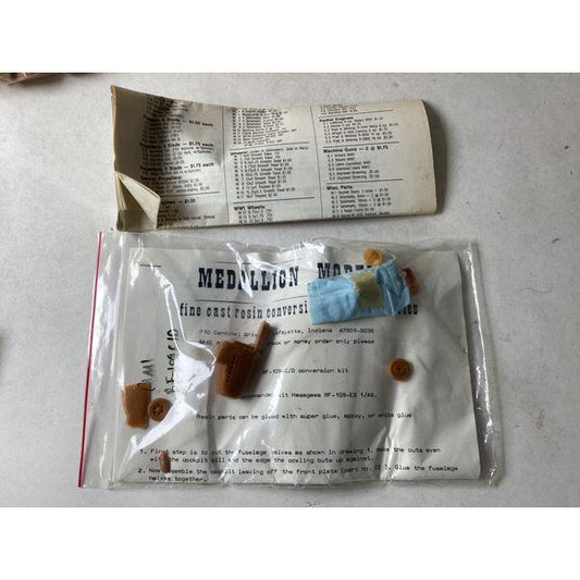 Medallion Models BF-109-E/D Conversion Kit - Fine Cast Resin Conversion - Accessories