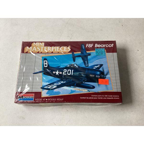 Monogram Bearcat F8' Model Kit - 1/72 Scale, Vintage 1985, Unassembled