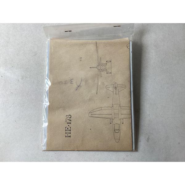 HE-178 - Unassembled Model Plane Kit - Vintage Collectible