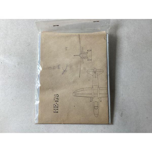 HE-178 - Unassembled Model Plane Kit - Vintage Collectible