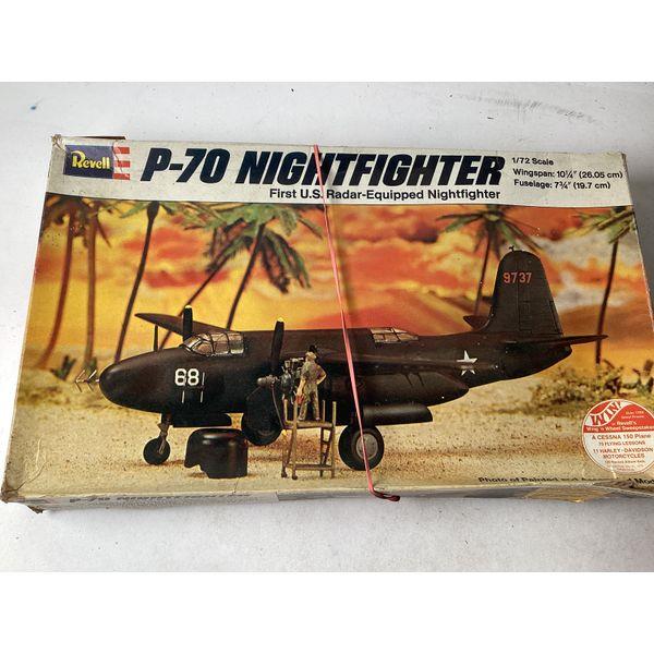 Revell P-70 Nightfighter, 1/72 Scale, First U.S. Radar-Equipped