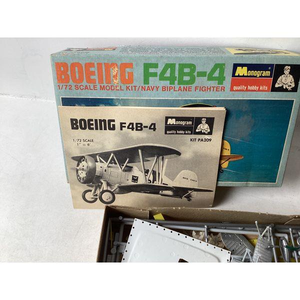 Monogram Boeing F4B-4, 1/72 Scale, Navy Biplane Fighter