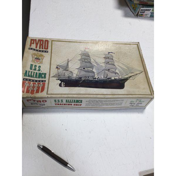 PYRO U.S.S. Alliance Training Ship, Model Kit, Vintage, Collector's Item
