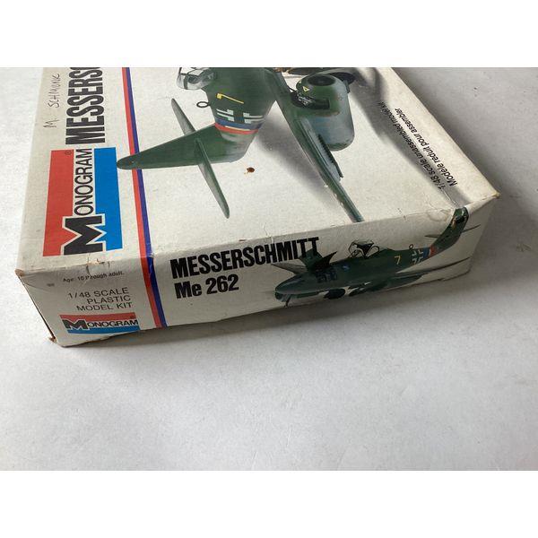 Monogram Messerschmitt Me 262, 1/48 Scale, Plastic Model Kit, Molded in Green