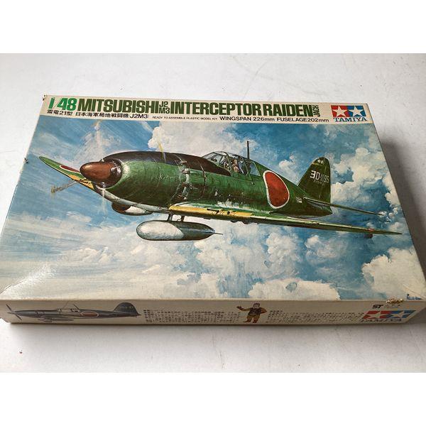 Tamiya Mitsubishi J2M3 Interceptor Raiden - 1/48 Scale, Assembly Kit, Collectible