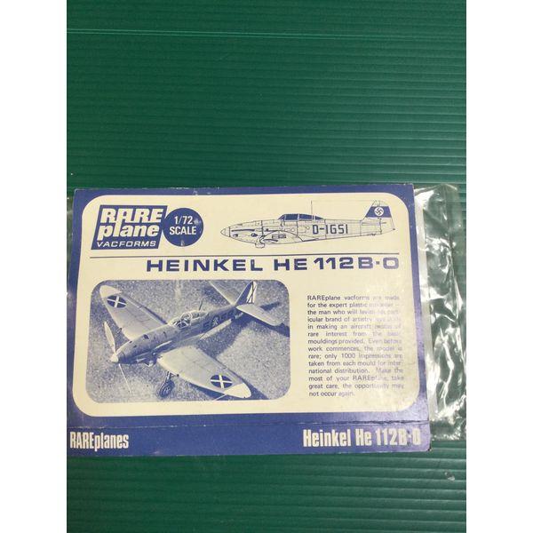 RAREplane Vacforms, Heinkel He 112B-0, 1/72 Scale - Vacform Model Kit