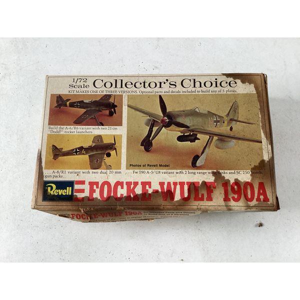 Revell Focke-Wulf 190A, 1/72 Scale Collector's Choice - Kit Makes One of 3 Versions