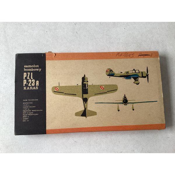 RUCH PZL P-23A Karas - Vintage Model Kit, Bomber Aircraft, Collector's Item