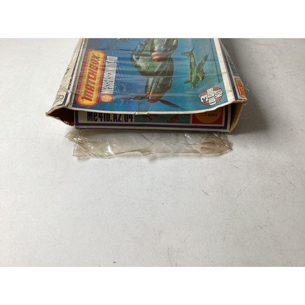 Matchbox Messerschmitt 410, PK-113, Aircraft Model Kit - Vintage, Assembly Required